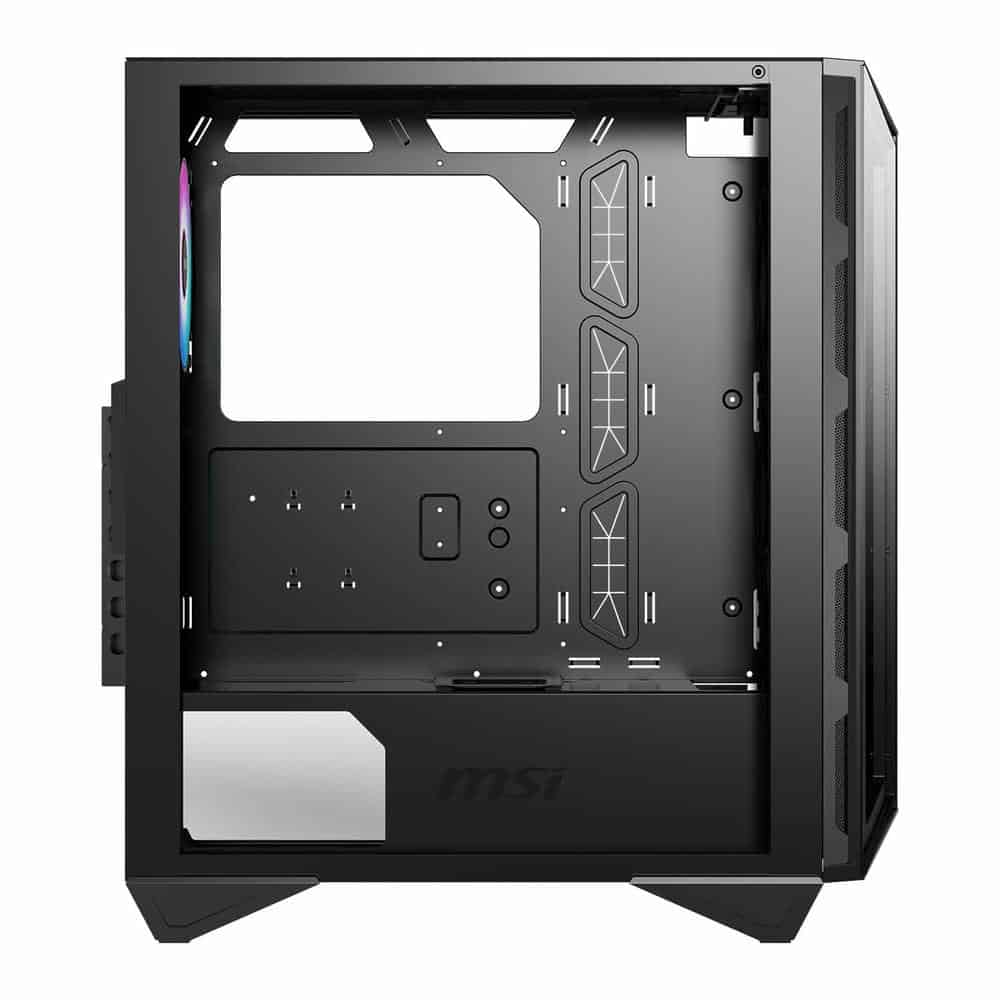 (image for) MSI MPG GUNGNIR 110R Black Mid Tower Tempered Glass PC Gaming Case (2021 Update)